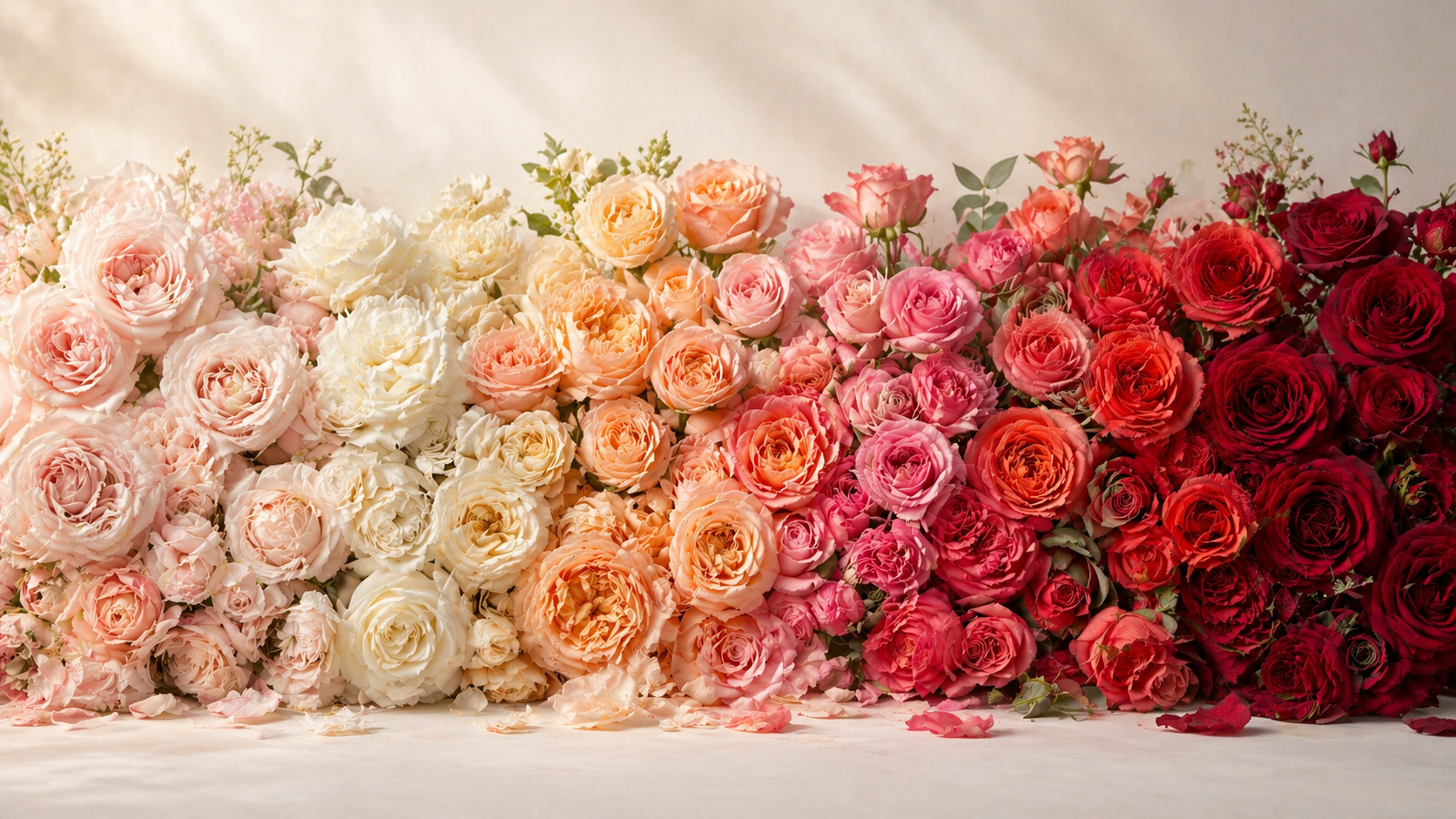 12 Rosefargebetynger slik at du kan velge det perfekte buketten