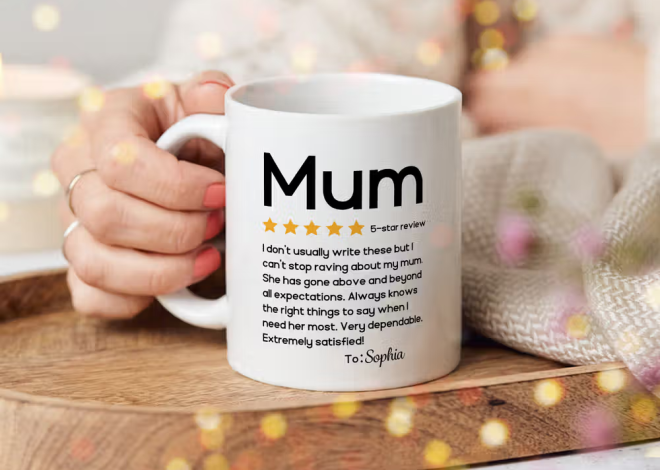 En Femstjerners Gave: Det Perfekte Personlige Kaffekruset for Mamma