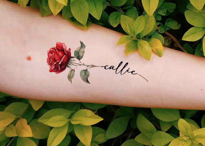 Gi en unik og personlig gave: Midlertidige tatoveringer med fødselsblomst