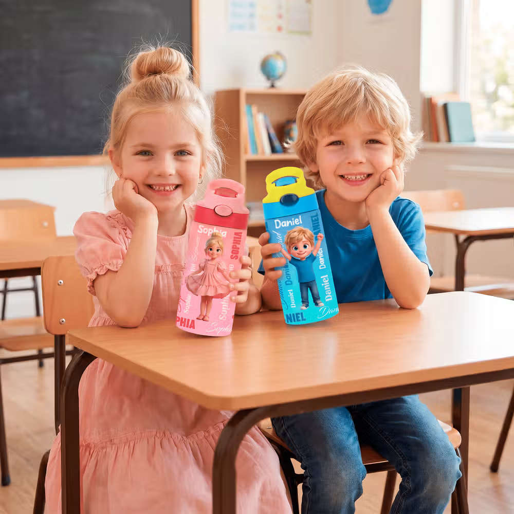 Gled Barnet med en Personlig Vannflaske: Den Perfekte Gaven til Skolestart