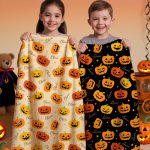 Skap Magi på Halloween: Et Personlig og Mykt Pledd til Barna