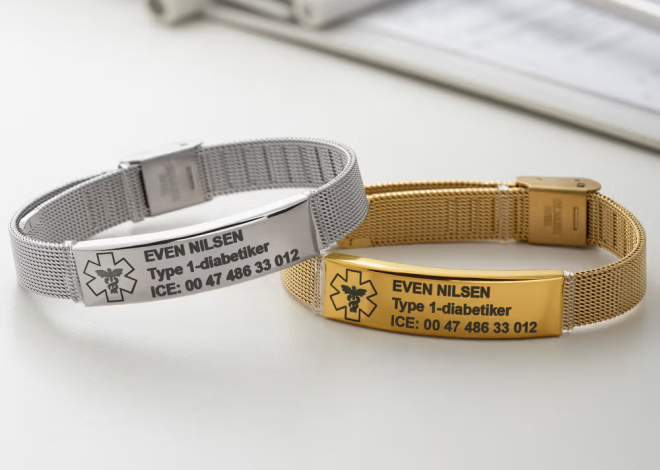 Trygghet og Eleganse i Hverdagen: Personlig Medisinsk ID-Armbånd