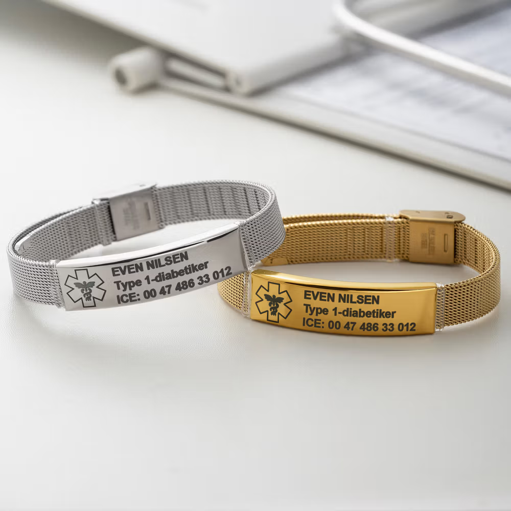 Trygghet og Eleganse i Hverdagen: Personlig Medisinsk ID-Armbånd